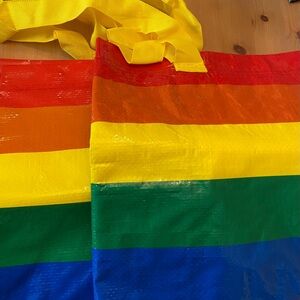 Set of 2 IKEA Rainbow Tote Bags